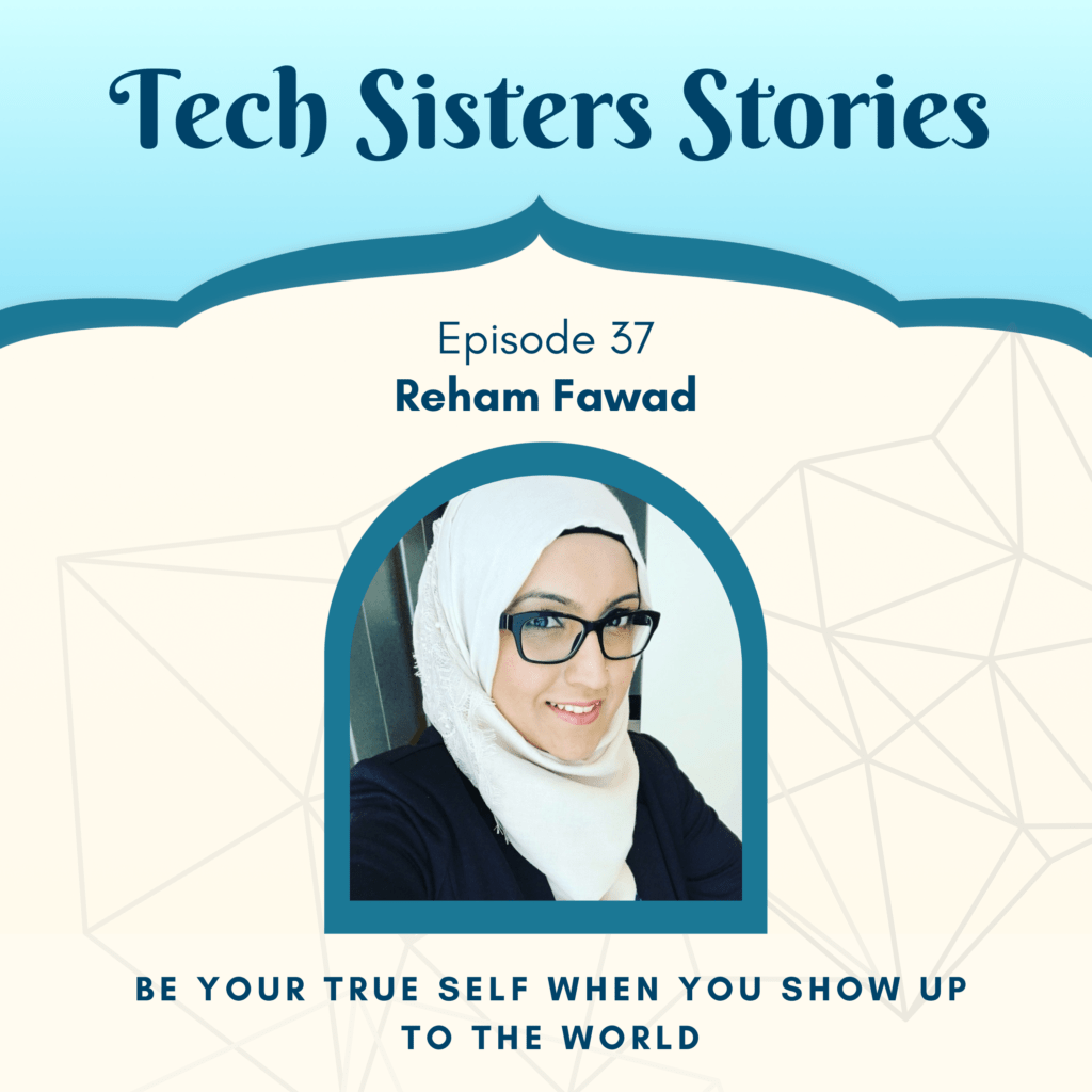 podcast episode art featuring reham fawad