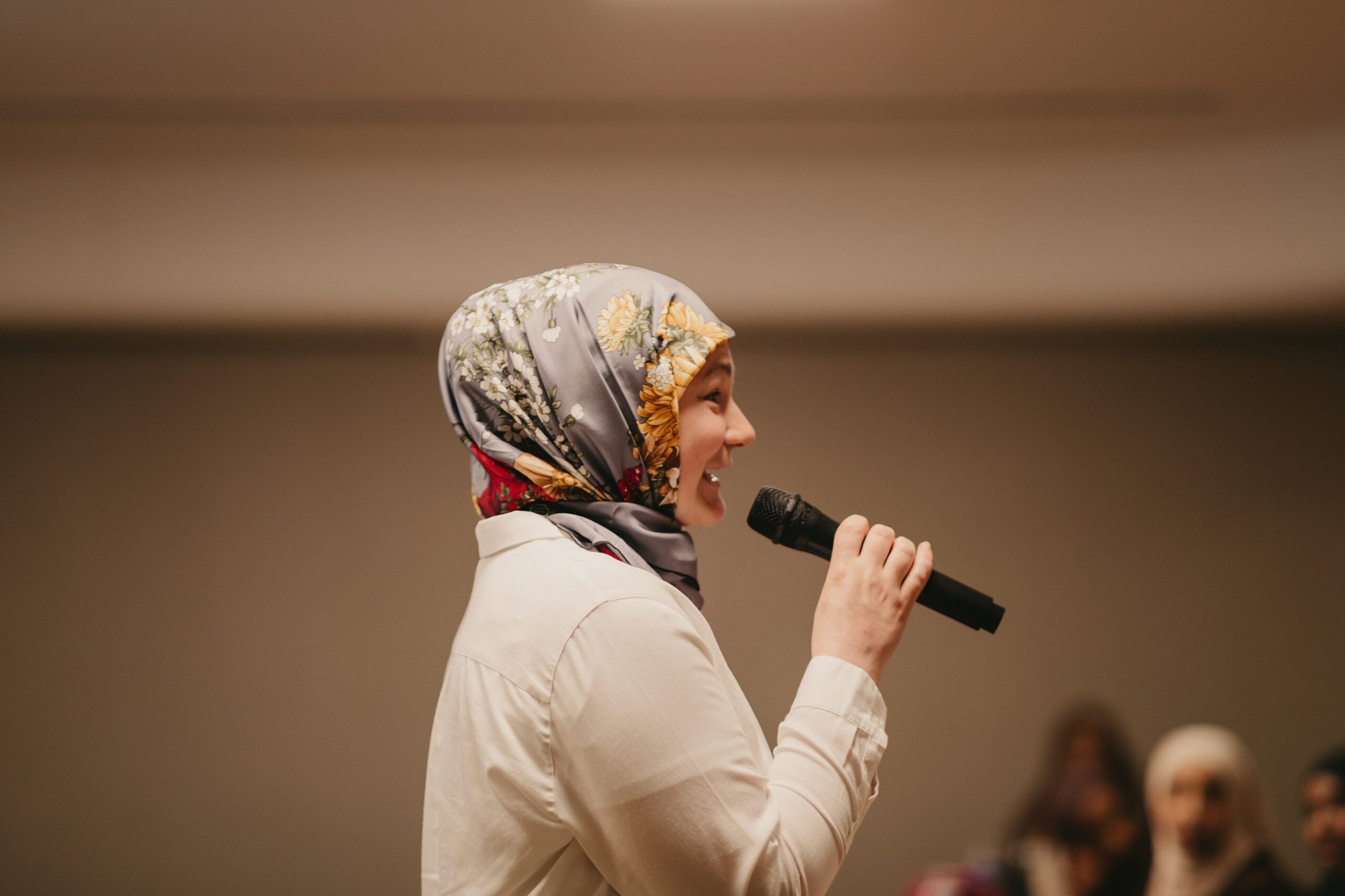 Tech Sisters founder Grace Witter speaks at 2025 MTF event for Muslim women in tech with MWC